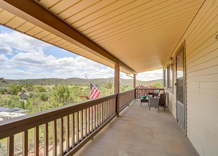 Mtn & Golf Course Views: Retreat! Holiday home Payson